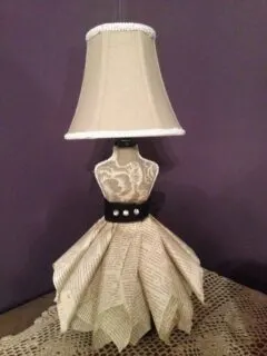 dress form lamp