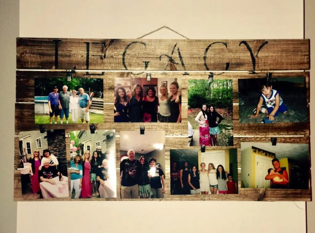 DIY Pallet Legacy Board Our Crafty Mom