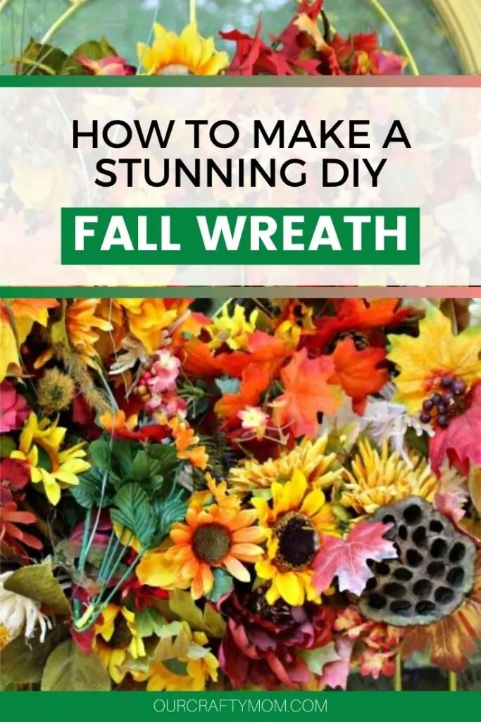 diy large fall wreath