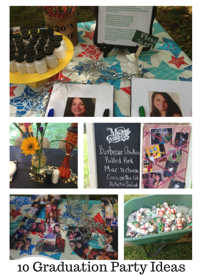 10 Creative Graduation Party Ideas Our Crafty Mom #graduationideas #graduationparty
