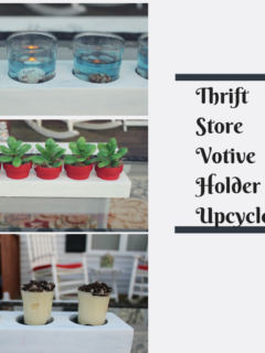 Thrift store decor upcycle