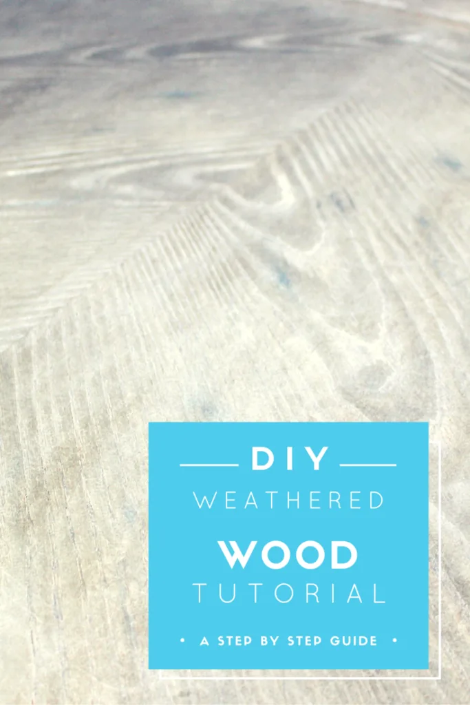 DIY Restoration Hardware Weathered Oak Dining Table DIY Weathered wood tutorial