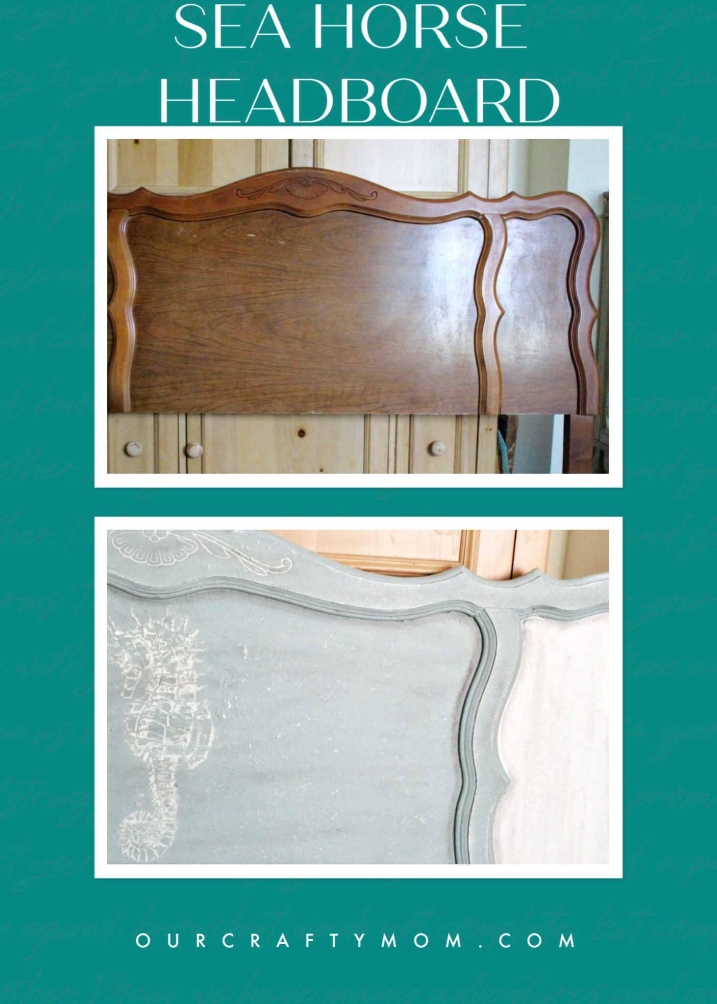 How To Create A DIY Coastal Headboard Makeover With Saltwash