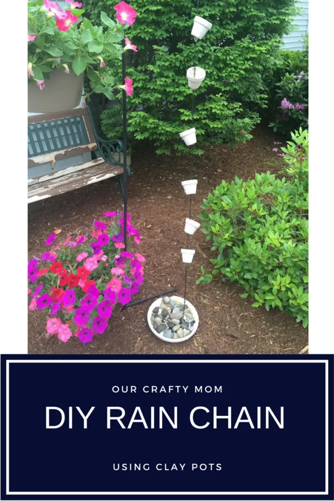 DIY Clay Pot Rain Chain Our Crafty Mom