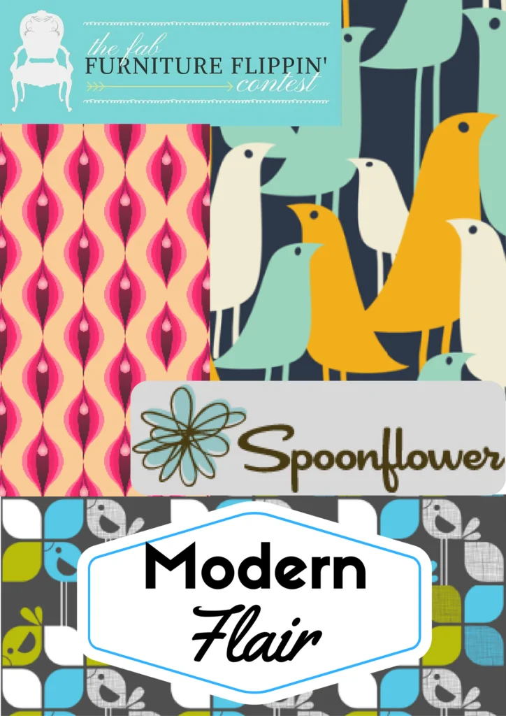 Fab Furniture Flippin Contest September Spoonflower Our Crafty Mom