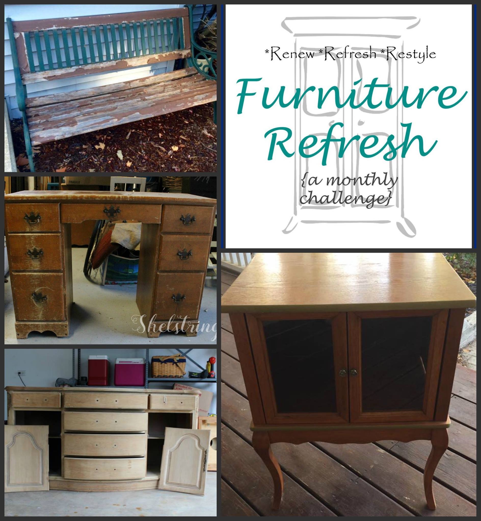 Furniture Refresh Challenge Garden Bench Makeover