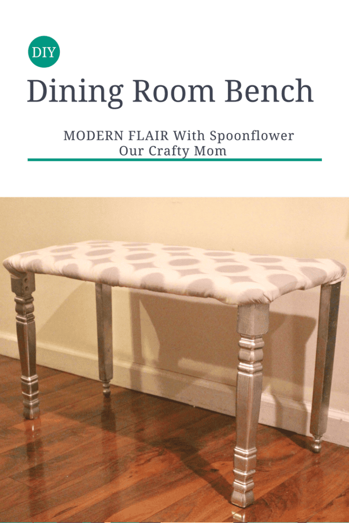 DIY Modern FLAIR DINING ROOM BENCH 