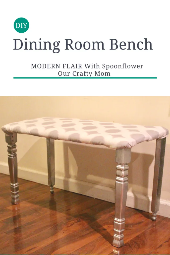 DIY Modern FLAIR DINING ROOM BENCH