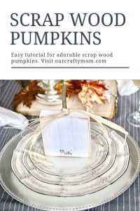 DIY Scrap Wood Shabby Pumpkins Our Crafty Mom
