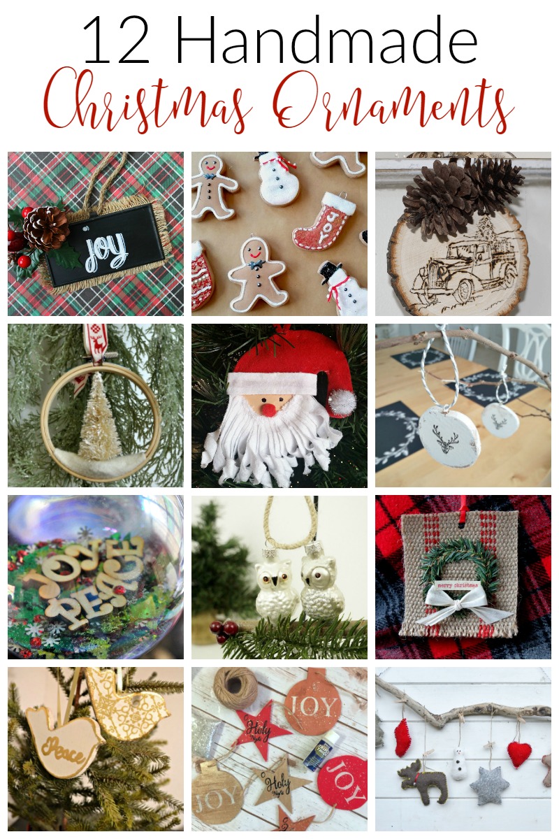 12 Days of Christmas Blog Hop-Day 8 Handmade Christmas Ornaments