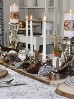 Silver & Gold Christmas Tablescape Our Crafty Mom