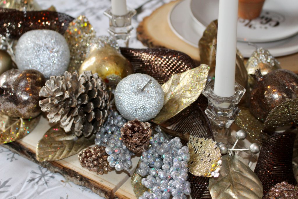 Silver & Gold Christmas Tablescape Our Crafty Mom
