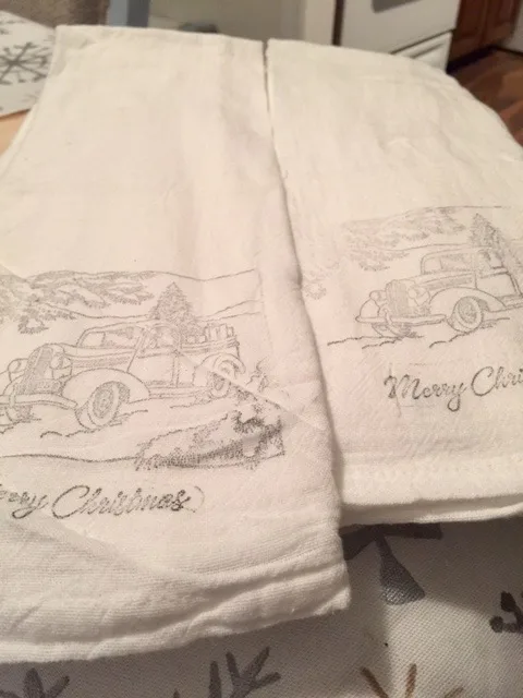 Craft Corner Hand Stamped Holiday Fabric Napkins Our Crafty Mom