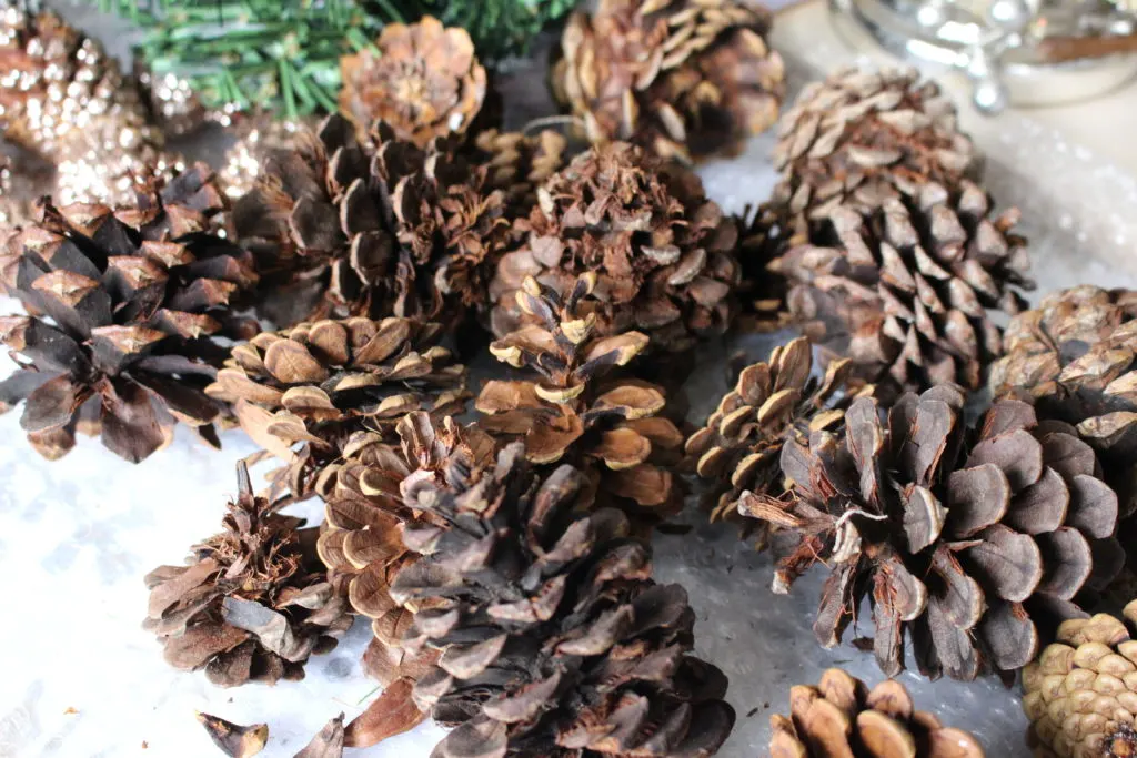 How To Make A Christmas Pinecone Kissing Ball Our Crafty Mom