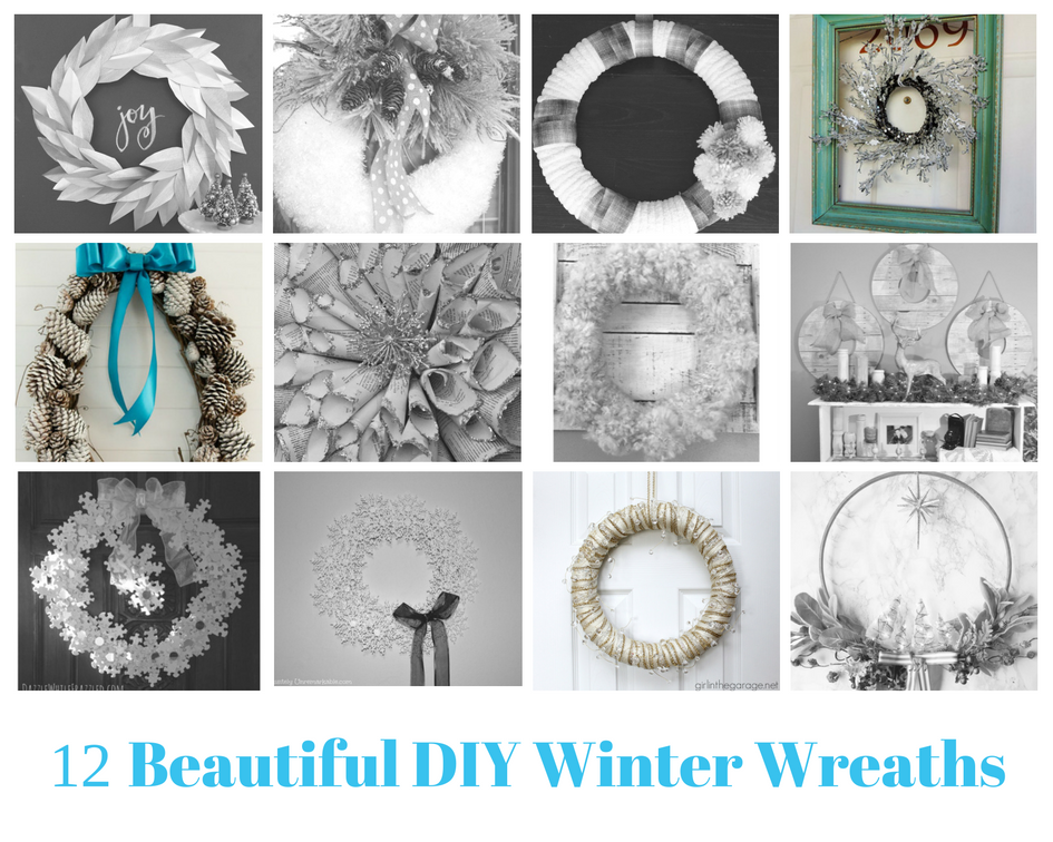 12 Beautiful DIY Winter Wreaths Our Crafty Mom