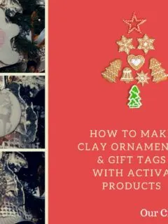 how to make clay ornaments our crafty mom