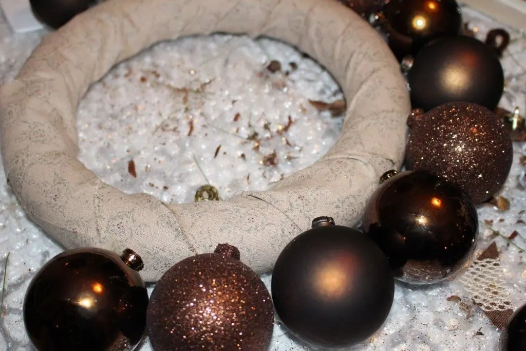 DIY Christmas Ball Ornament Wreath Our Crsfty Mom