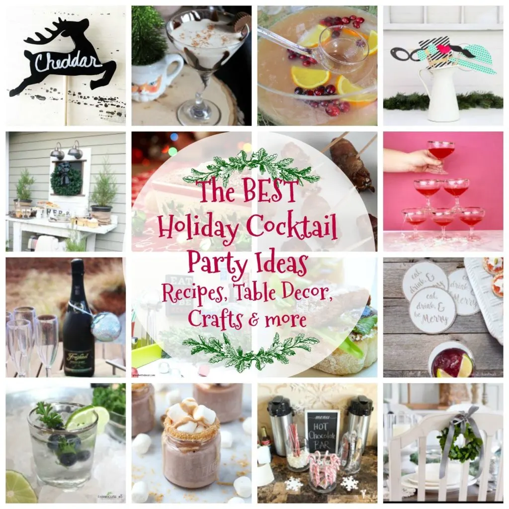 Holiday Cocktail Party Blog Hop Our Crafty Mom