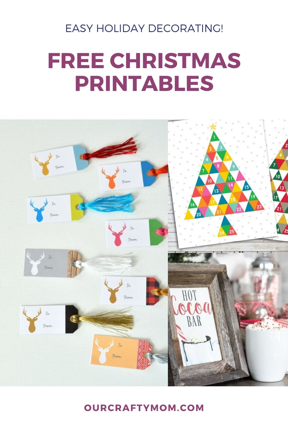 12 Days of Christmas Ideas Day 9-Christmas Printables Our Crafty Mom