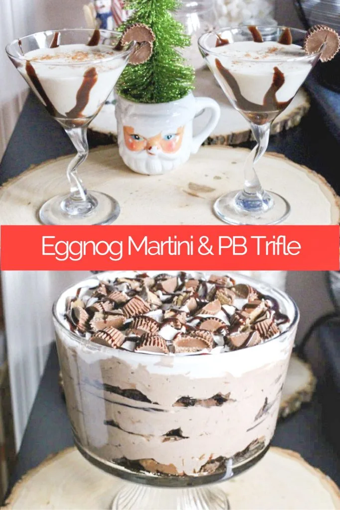 trifle and martini