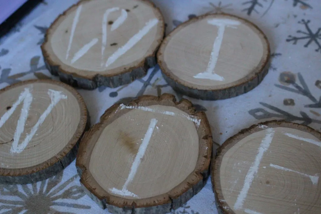 How To Make A Wood Slice Ornament Our Crafty Mom