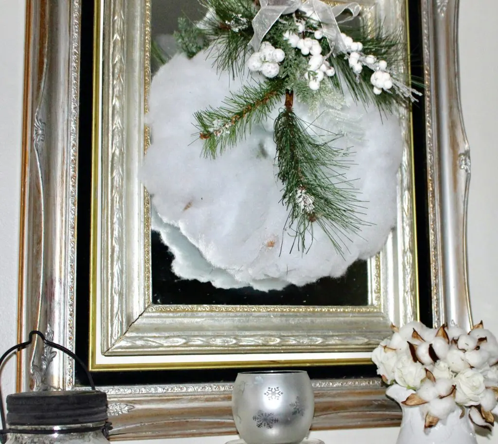 Make A Winter White Wreath For Under $5 Our Crafty Mom