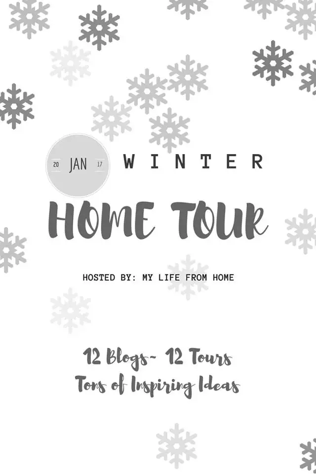 Winter Home Tour Blog Hop Farmhouse Decor Our Crafty Mom