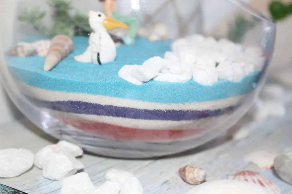 How To Create A Beach Themed Fairy Garden Our Crafty Mom