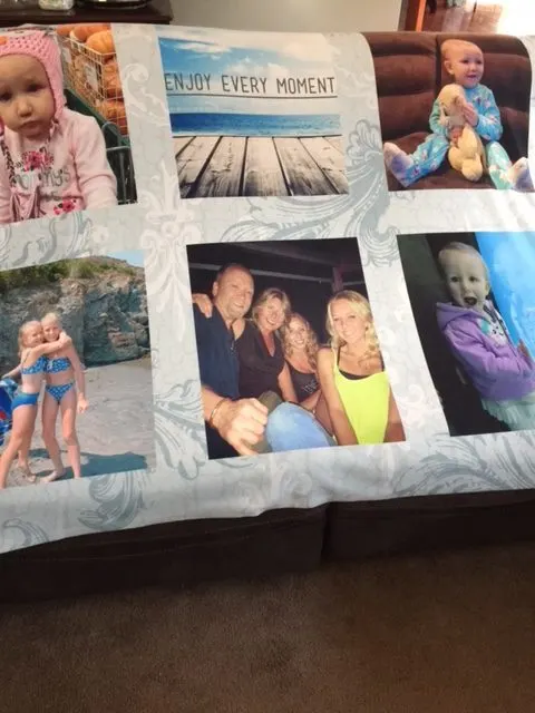 Preserve Family Photos With a Beautiful Photo Blanket Our Crafty Mom