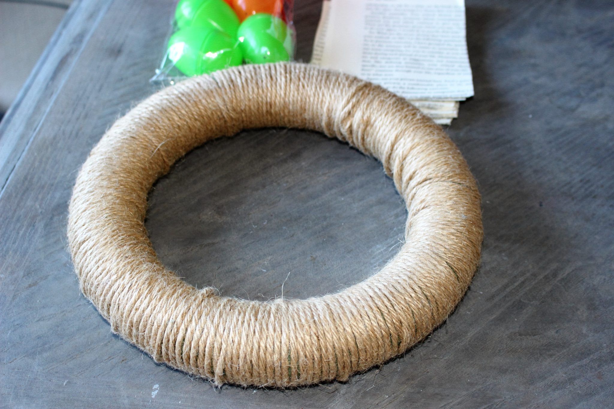 How to Make A Book Page Easter Egg Wreath