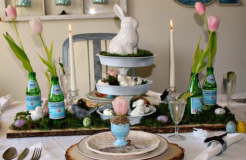Spring Tablescape Blog Hop Our Crafty Mom 5
