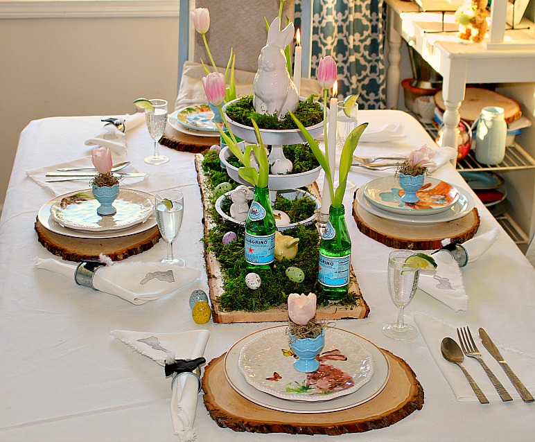 Spring Tablescape Blog Hop Our Crafty Mom