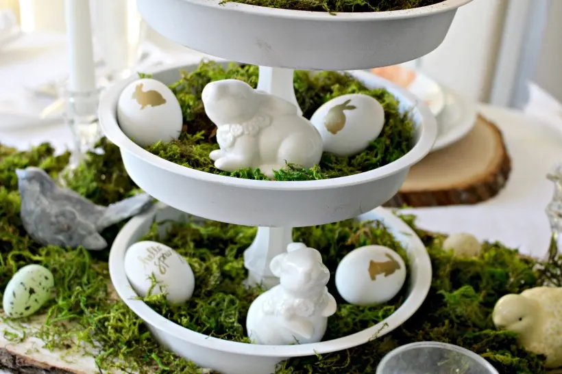 Thrift Decor Ideas For Your Easter Tablescape Our Crafty Mom