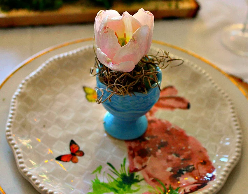 Thrift Decor Ideas For Your Easter Tablescape Our Crafty Mom