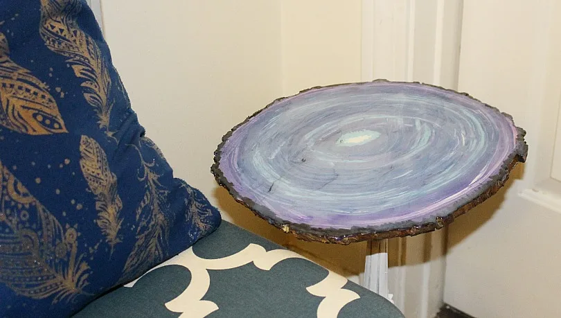 Faux Agate Side Table Our Crafty Mom 8