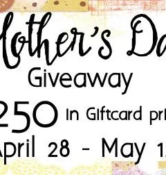 Mother's Day Giveaway $250 Gift Card & Gift Card Holder Tutorial