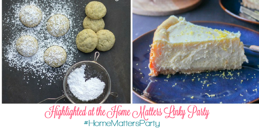  Come join the fun and link your blog posts at the Home Matters Linky Party 130. Find inspiration recipes, decor, crafts, organize -- Door Opens Friday EST. 