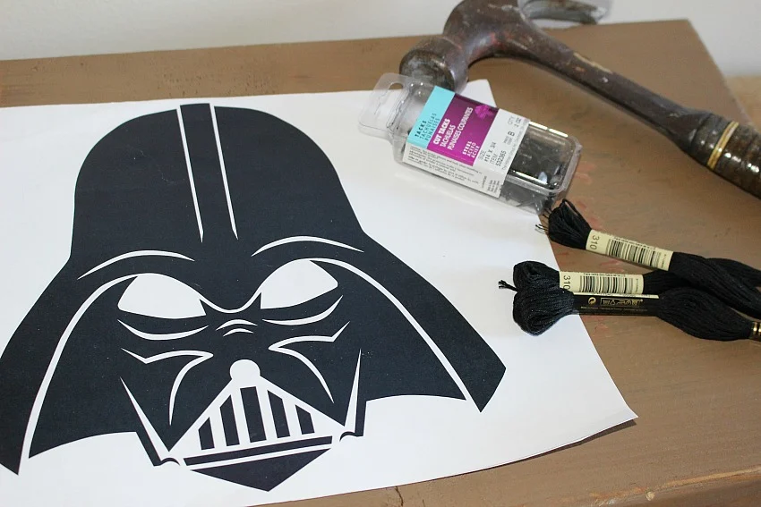 Movie Monday Challenge Darth Vader String Art