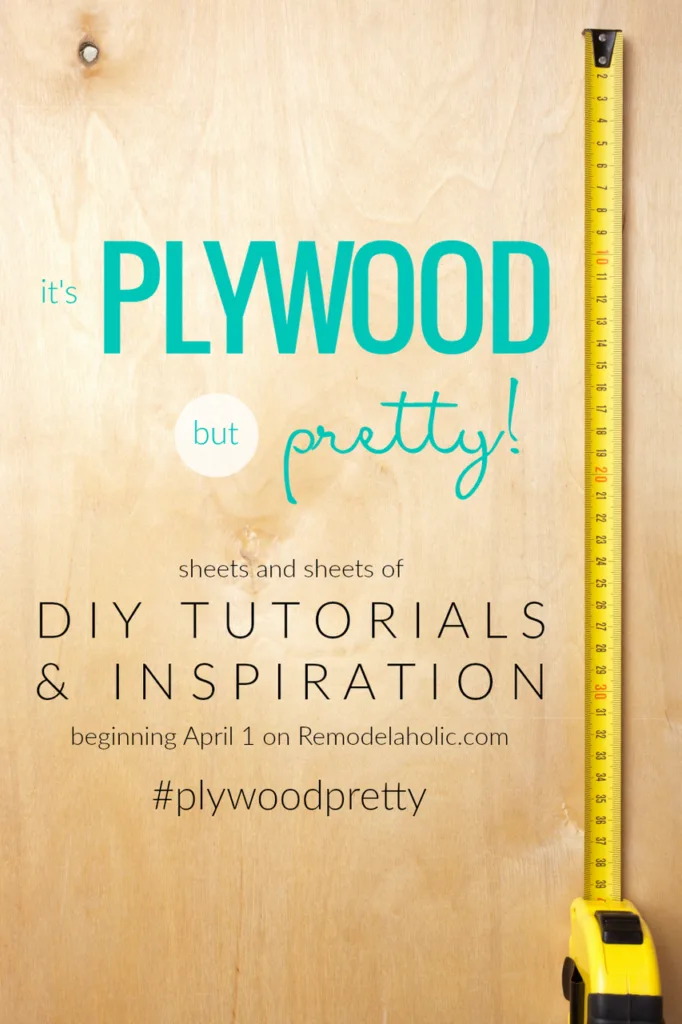 #PlywoodPretty Challenge Our Crafty Mom