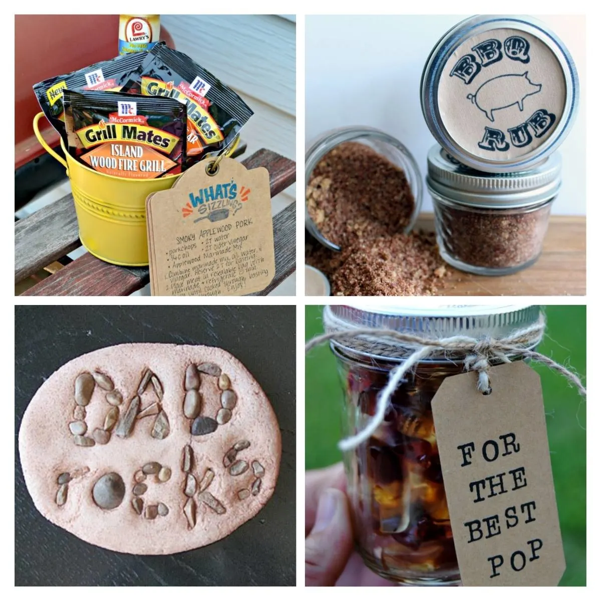 DIY Father's Day Gift Ideas 4 image collage