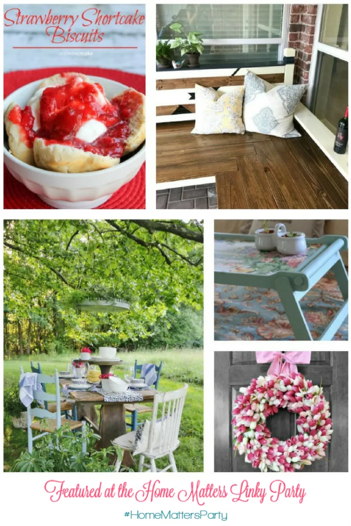 Come join the fun and link your blog posts at the Home Matters Linky Party 134. Find inspiration recipes, decor, crafts, organize -- Door Opens Friday EST.
