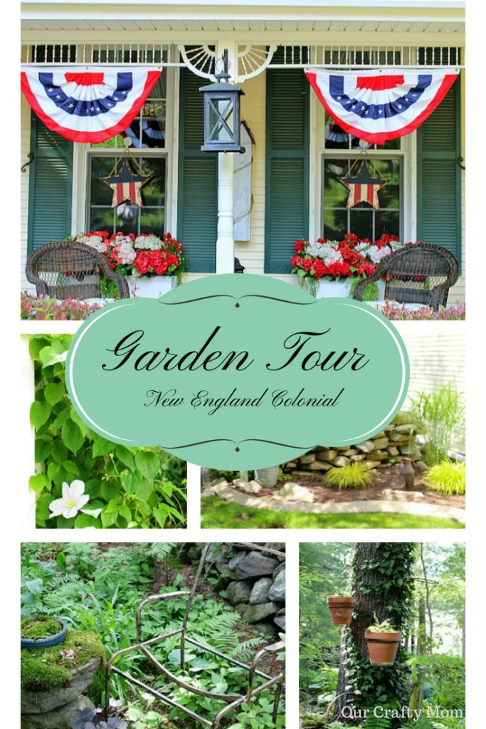 New England Colonial Home & Garden Tour Our Crafty Mom 