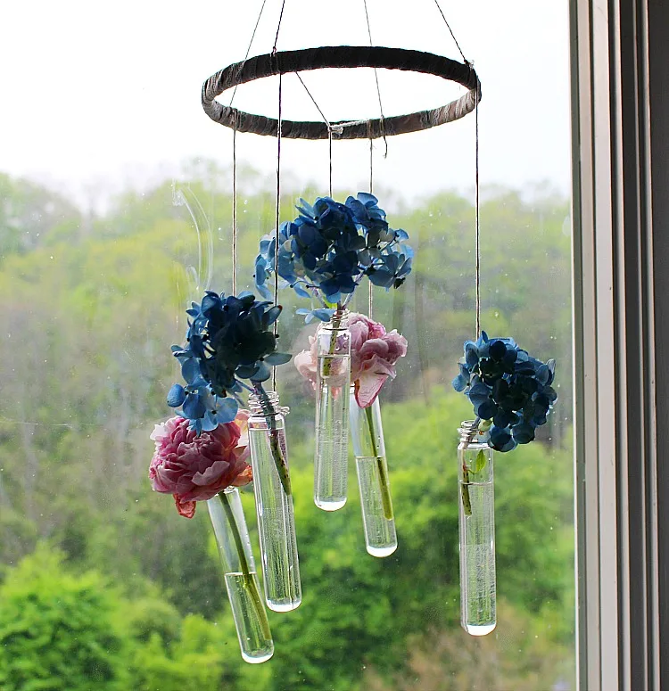 Hanging Bud Vase Wind Chime Our Crafty Mom