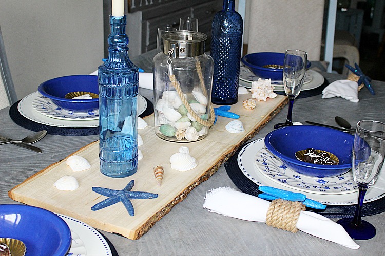 How To Create A Coastal Inspired Summer Tablescape Our Crafty Mom