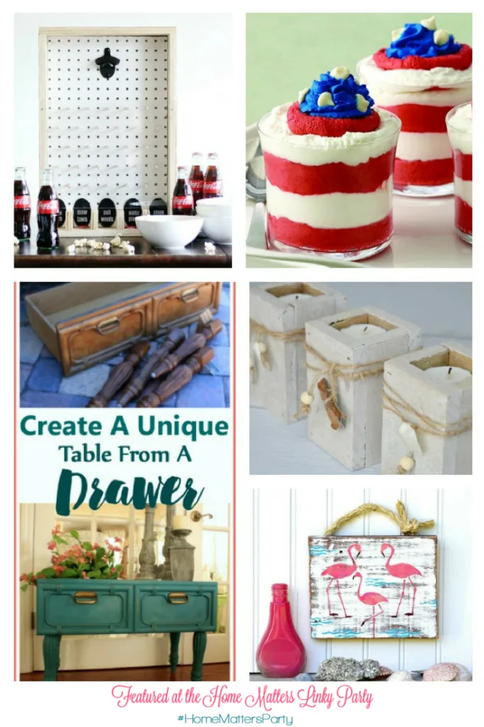 Come join the fun and link your blog posts at the Home Matters Linky Party 139. Find inspiration recipes, decor, crafts, organize -- Door Opens Friday EST.