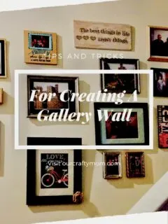 Gallery wall going up staircase