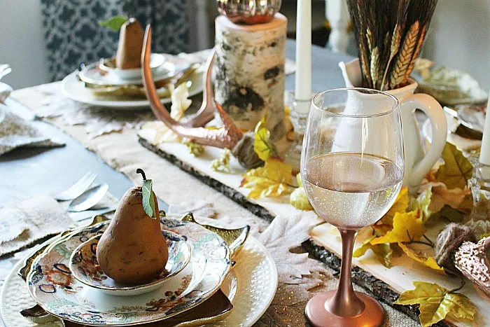 Create A Neutral Rustic Fall Tablescape & A Blog Hop Our Crafty Mom 