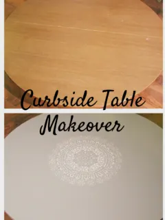 A Curbside Kitchen Table Makeover Our Crafty Mom