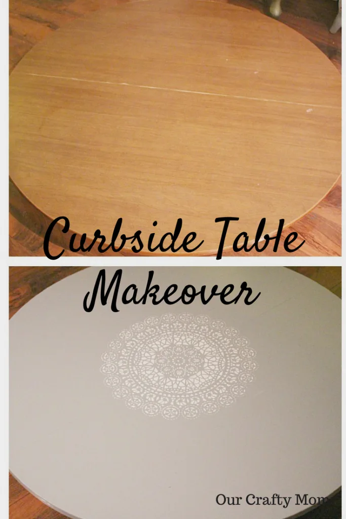 A Curbside Kitchen Table Makeover Our Crafty Mom 