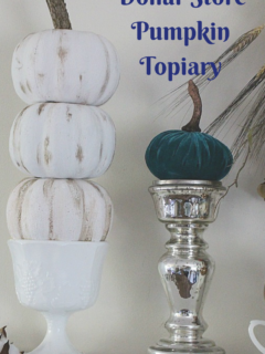 DIY Dollar Store Pumpkin Topiary Our Crafty Mom